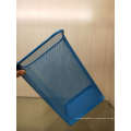 Cesta quadrada cesta de papel multicolor desperdício de metal cesto cesto de malha de malha de lixo material de escritório em casa suporte de suporte